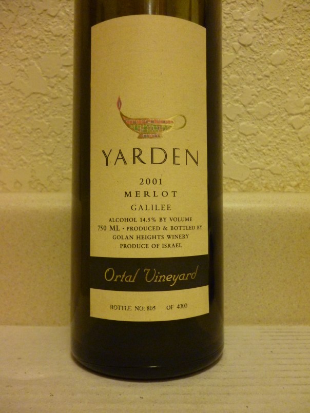 2001 Yarden Merlot Ortal Vineyard