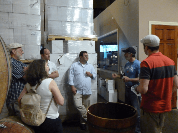 Jeff Morgan with Eli, Yoav, the Gartenbergs , and Jonathan Hajdu