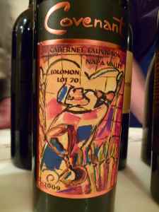 2009 Covenant Cabernet Sauvignon, Solomon Lot 70