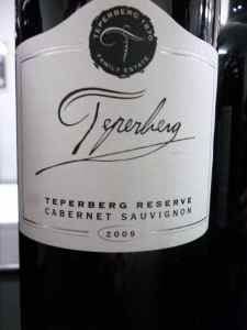 2009 Teperberg Cabernet Sauvignon, reserve-small