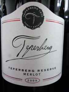 2009 Teperberg Merlot, reserve-small