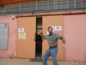 Doron outside the Midbar Winery-small
