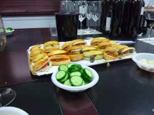 Fricassee sandwiches at Teperberg Winery-small