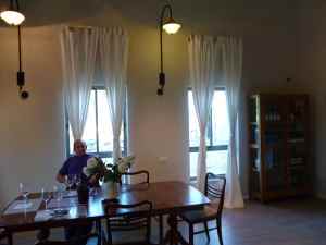 Gabriel Geller Holding down fort at Flam Winery-small