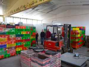 Yaacov Oryah and guests at Midbar Winery-small