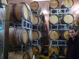 Tulip Winery Barrel Room