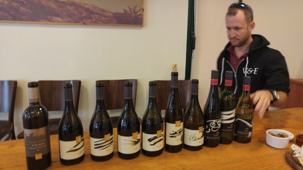 Or Nidbach and the Tabor wines we tasted