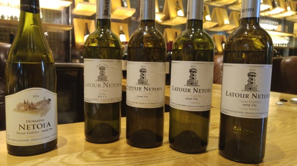 2011, 2012, 2013, and 2014 Domaine Netofa latour netoda white and 2014 Netofa White