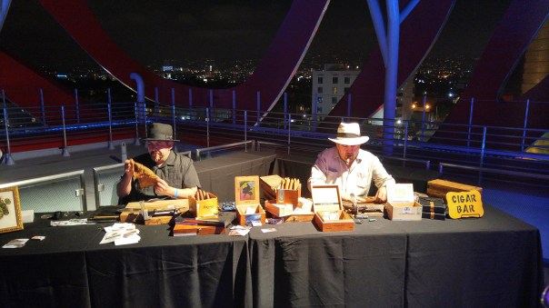 Cigar Bar at VIP with stunning background