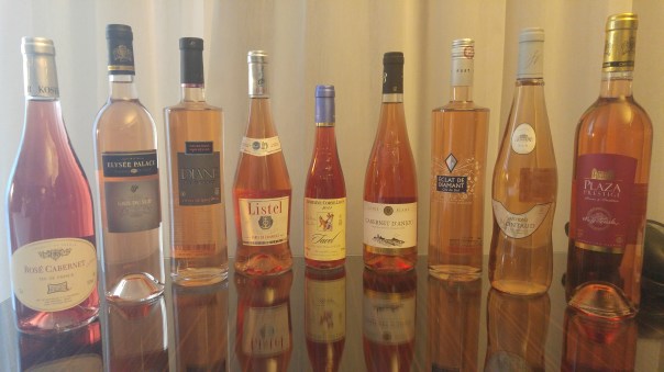 Rose Cabernet, Elysee Palace Rose, Gris du Sud, 2015 Corne-Loup Tavel Rose, Cabernet D'Anjou Rose, Eclat De Diamant Gris du Sud, 2015 Chateau Montaud Rose, Plaza Prestige Rose
