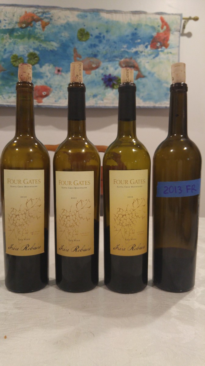 Partial Four Gates Frere Robaire Vertical Wine Musings Blog